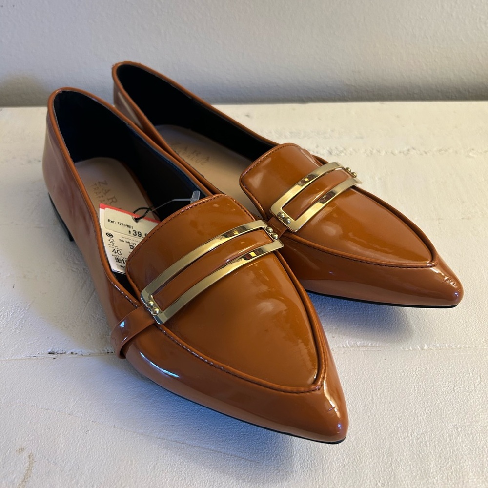 Zara Trafaluc loafers NWT sz 9